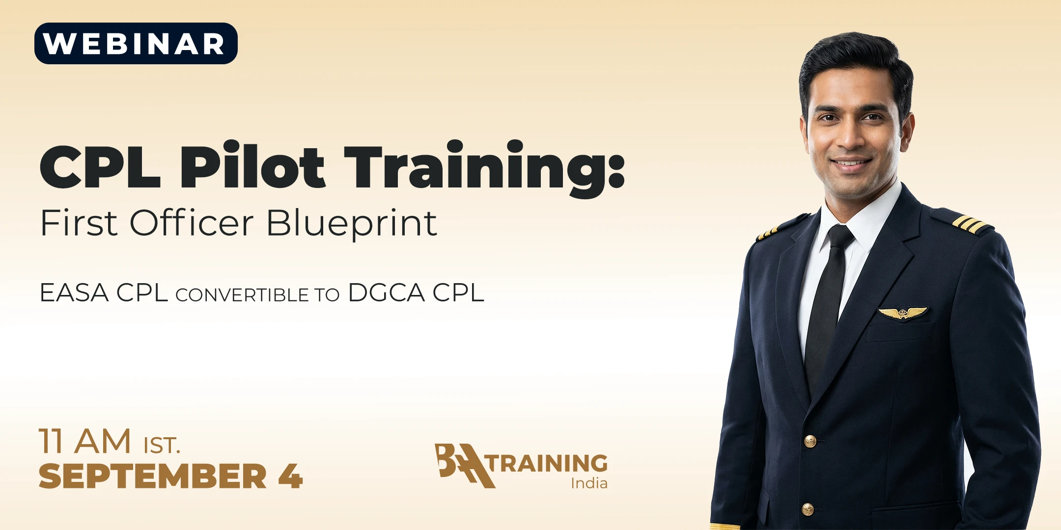 CPL Pilot Training: First Officer Blueprint (EASA CPL Convertible to DGCA CPL)